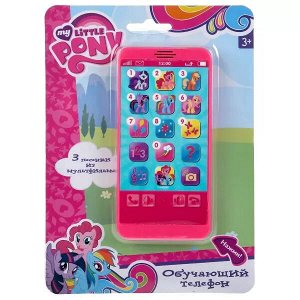 HX2501-MLP ТЕЛЕФОН &quot;УМКА&quot; HASBRO. MLP. ОЗВУЧ., НА БАТ. РУССИФИЦ. НА КАРТ. (РУСС. УП.) в кор.48шт