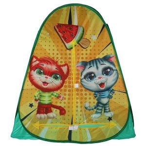 GFA-CATS01-R Палатка детская игровая коты, 81х90х81см, в сумке Играем вместе в кор.24шт