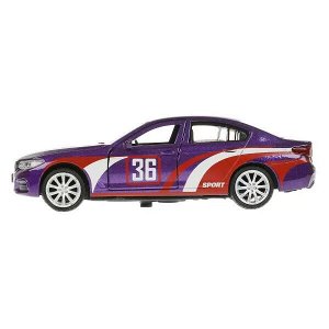 5ER-12SLSRT-PRL Машина металл свет-звук BMW 5-ER SEDAN M-SPORT 12 см, двери, кор. Технопарк в кор.2*36шт