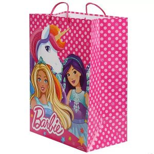 CLRBG-BRB-03-1 ПАКЕТ ПОДАРОЧНЫЙ "ИГРАЕМ ВМЕСТЕ" BARBIE 33Х46Х20СМ, БУМ., ГЛЯНЦЕВЫЙ В ПАК. УП-12ШТ в кор.6уп