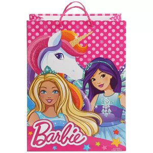 CLRBG-BRB-03-1 ПАКЕТ ПОДАРОЧНЫЙ "ИГРАЕМ ВМЕСТЕ" BARBIE 33Х46Х20СМ, БУМ., ГЛЯНЦЕВЫЙ В ПАК. УП-12ШТ в кор.6уп