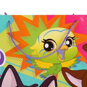 CLRBG-PSH-05-1 ПАКЕТ ПОДАРОЧНЫЙ "ИГРАЕМ ВМЕСТЕ" LITTLEST PET SHOP 46Х61Х20СМ, БУМ., ГЛЯНЦЕВЫЙ УП-12ШТ в кор.6уп