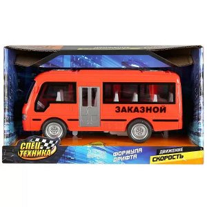 B1613314-R АВТОБУС ИНЕРЦ. "ИГРАЕМ ВМЕСТЕ" СВЕТ+ЗВУК В РУСС. КОР. 21,5*10*12,5СМ в кор.2*36шт