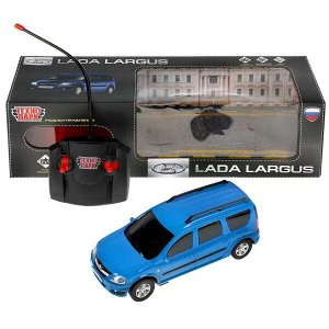 LADALARGUS-18L-BU Машина р/у LADA LARGUS 18 см, свет, синий, кор. Технопарк в кор.2*24шт