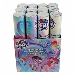 PP-60373-MLP Пневмохлопушка МОЙ МАЛЕНЬКИЙ ПОНИ 30см, шоу-бокс Товары для праздника уп-12шт в кор.6уп