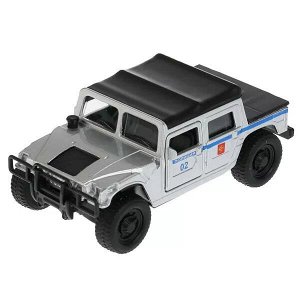 SB-18-09-H1-DB Машина металл HUMMER h1, 12 см., двери, баг., инерц., в асс., дисп. Технопарк уп-12шт в кор.2*4уп