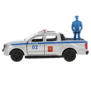 SB-18-09-FR-P+FG-WB Машина металл FORD ranger, 12 см, дв., баг., инер.+фигур. 4,5см, в ассор. Технопарк в кор.2*24шт