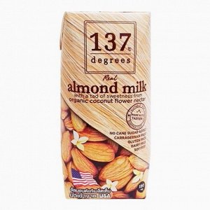 Миндальное молоко с нектаром кокосовых соцветий 137 Degrees 180мл 1/36