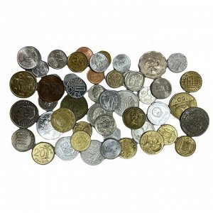 Монеты мира - набор монет из 50 штук со всего мира. Серия “Нумизматика”.