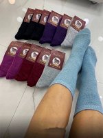 Носки из собачьей шерсти женские