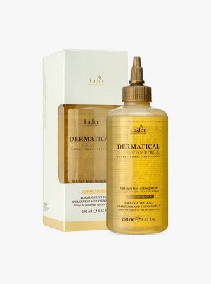 LADOR DERMATICAL ACTIVE AMPOULE 250ml Функциональный филлер-сыворотка против выпадения волос 250мл