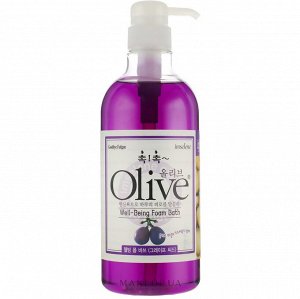 OLIVE  Увлажняющая пена для ванны/гель для душа с экстрактом оливы и виноградных косточек 750 мл/24