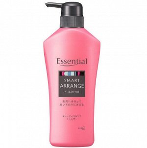 Шампунь "Essential" для сухих и повреждённых волос разглаживающий кутикулу "Объём и блеск" 480 мл / 9