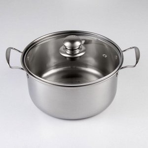 СИМА-ЛЕНД Набор посуды «Хести», 2 предмета: кастрюля d=22 см, ковш d=18 см