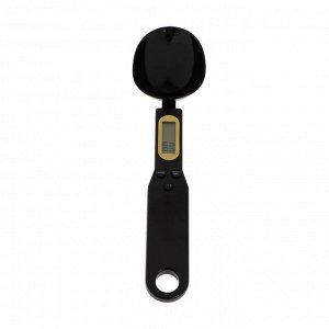 Мерная ложка Luazon LV-507, электронные, до 0.5 кг, чёрная