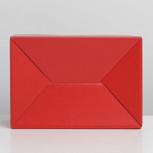 Коробка складная «Красная», 30 х 23 х 12 см