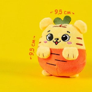 Музыкальная игрушка «Весёлые фруктики», тигренок, звук, цвет оранжевый