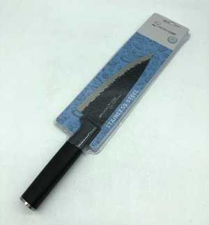 Нож 15 см Нож Материал: ручка-пластик, лезвие-нержавеющая сталь Размер: длина лезвия 15 см