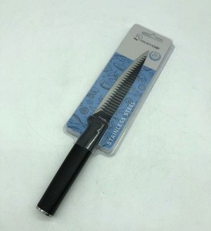 Нож 13 см Нож
Материал: ручка-пластик, лезвие-нержавеющая сталь
Размер: длина лезвия 13 см