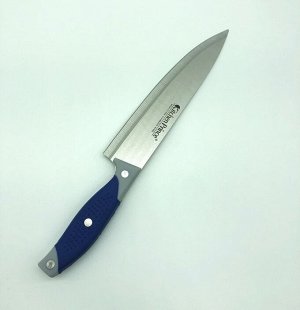 Нож FESSLE Нож FESSLE Материал: ручка-силикон, лезвие-нержавеющая сталь Размер: длина лезвия 20 см