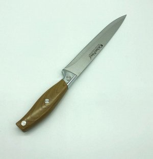Нож FESSLE Нож FESSLE Материал: ручка-дерево, лезвие-нержавеющая сталь Размер: длина лезвия 19 см