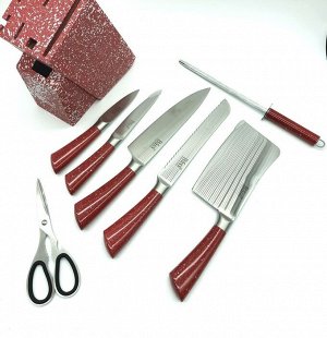 Набор ножей BASS 7 предметов в подставке