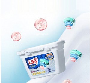 Liby Капсулы для стирки 3в1 "Antibacterial&Softener", 18 шт