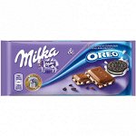 Молочный шоколад Milka Oreo 100 грамм