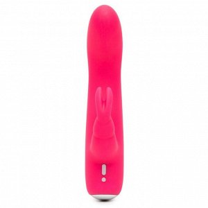 Розовый вибратор-кролик Rechargeable Mini Rabbit Vibrator - 15,2 см.
