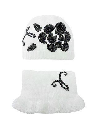 Комплект для девочки (шапка+шарф)
