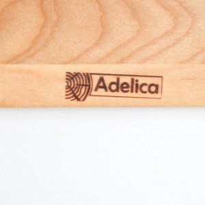 Блюдо для подачи на ножках Adelica «Евразия», 35x15x1,8 см, массив берёзы