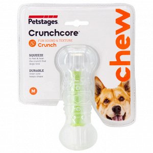 Petstages игрушка для собак "Хрустящая косточка" резиновая 12 см средняя