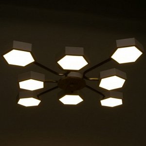 Люстра 1317/8ET LED 192Вт 3000-6000К белый 83х83х13 см