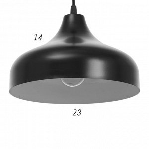 BayerLux Светильник 2515/1BK, 40ВТ Е27, цвет чёрный