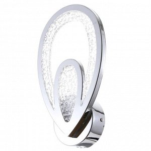 Бра 1829/1SL LED 24Вт 4000К серебро 16,5х7х28 см