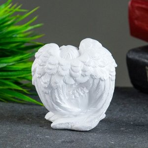 Фигурка гипс «Ангелочек с младенцем», 4x6.5x7 см