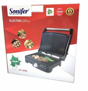 Электрический гриль Sonifer SF-6058, 1800 вт