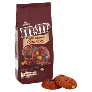 Печенье M&M's Double Chocolate / Эмемдемс Двойной шоколад 180 гр