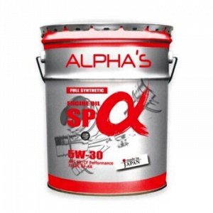 Масло моторное ALPHA'S 5W30 SN/GF-5 бензин, синтетика 20л