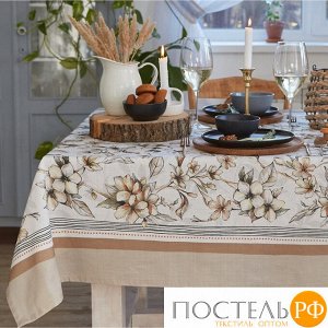 Скатерть "Этель" Floral mood 180х147 см, 100 % хлопок, репс 210 гр/м2   4645824