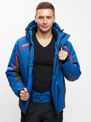 Мужская зимняя горнолыжная куртка MTFORCE синего цвета 1971-1S
