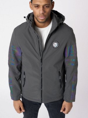 MTFORCE Куртка мужская с капюшоном темно-серого цвета 88602TC