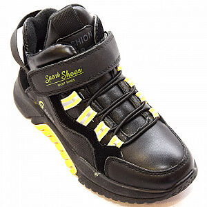 Ботинки С0602-13-1Y черн/желт