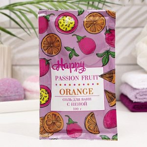 Соль для ванн с пеной "Happy" , 100 г