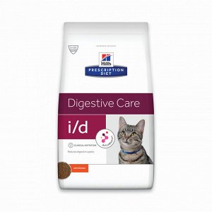 Hill's Prescription Diet i/d Digestive Care Сухой диетический корм для кошек при расстройствах пищеварения жкт с курицей 1,5 кг