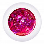 Гель для дизайна с глиттером GALAXY GEL Hearts