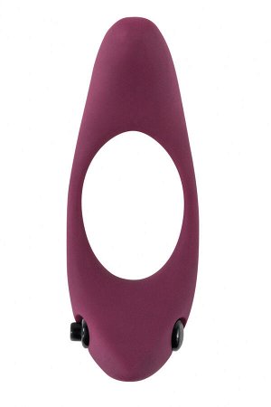 Эрекционное виброкольцо pure passion lunar wine red