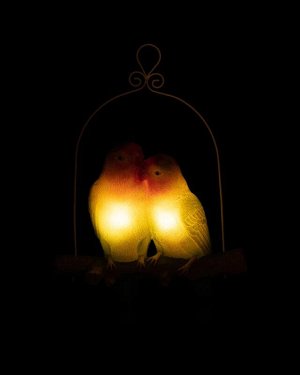 FK Восковая свеча Птички со светодиодом