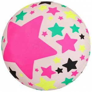Мяч детский «Звезды» 22 см, 60 г, цвета микс