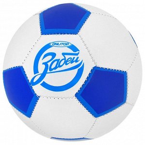 Мяч футбольный «Забей», размер 5, 32 панели, PVC, 2 подслоя, машинная сшивка, 260 г